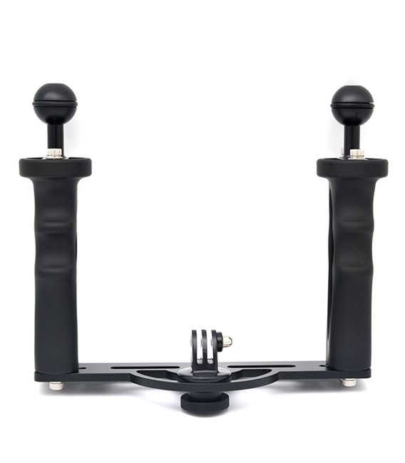 Double handle tray for GoPro