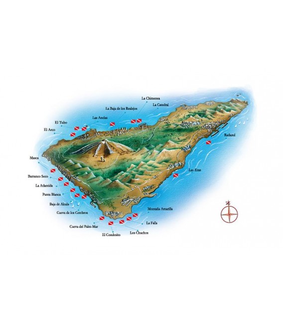 Guía de Buceo en Tenerife tapa dura