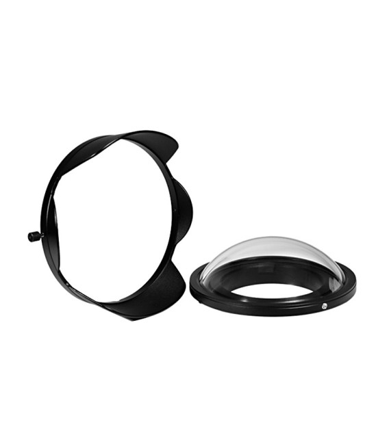 Isotta dome port 6.5" optical glass