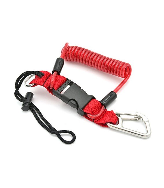 Enganche seguridad un mosquetón 130cm