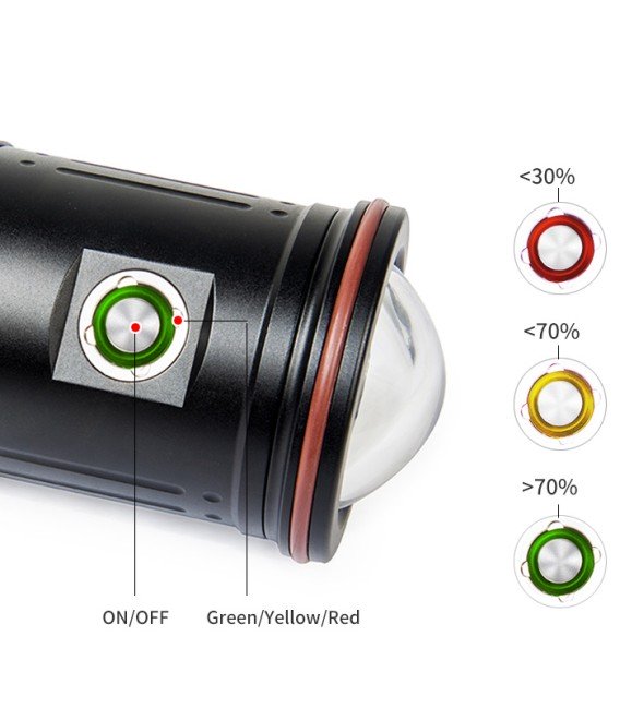 Foco Scubalamp V4K V2 7600