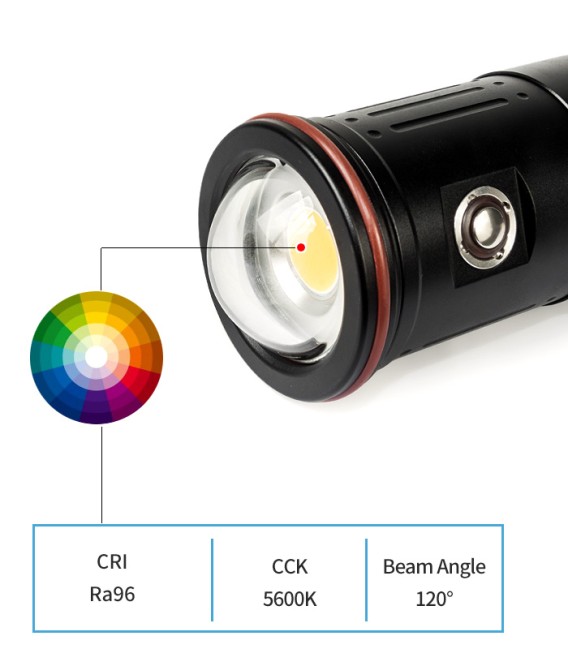 Scubalamp V6K V2 video light