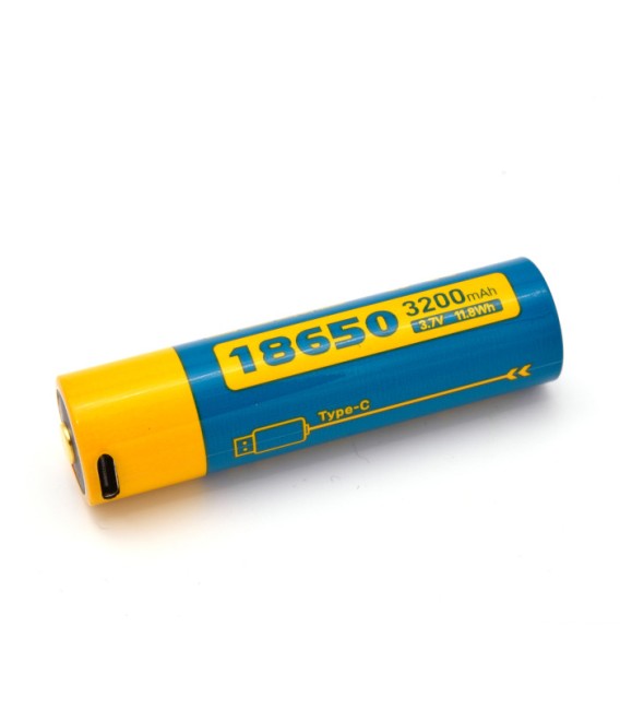 Scubalamp battery 18650 USB C (3200mAh)